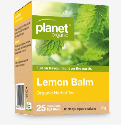 Planet Organic Lemon Balm Tea 25 Teabags